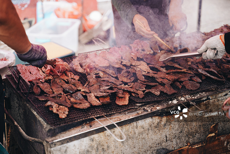 火烧牛干巴图片素材
