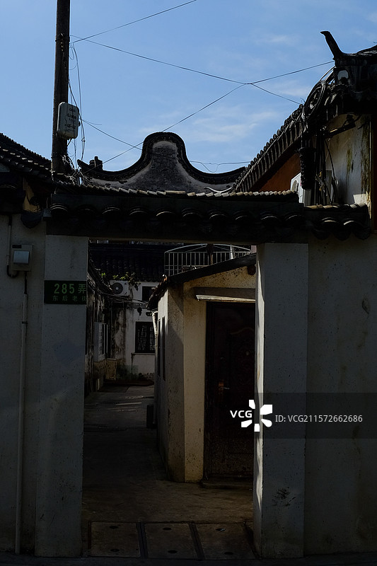 上海新场古镇掠影图片素材