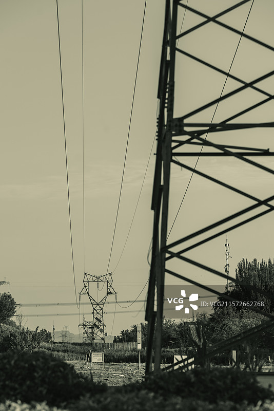 高压电线图片素材