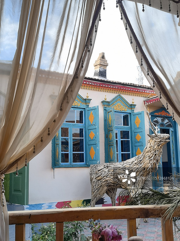 新疆特色建筑图片素材