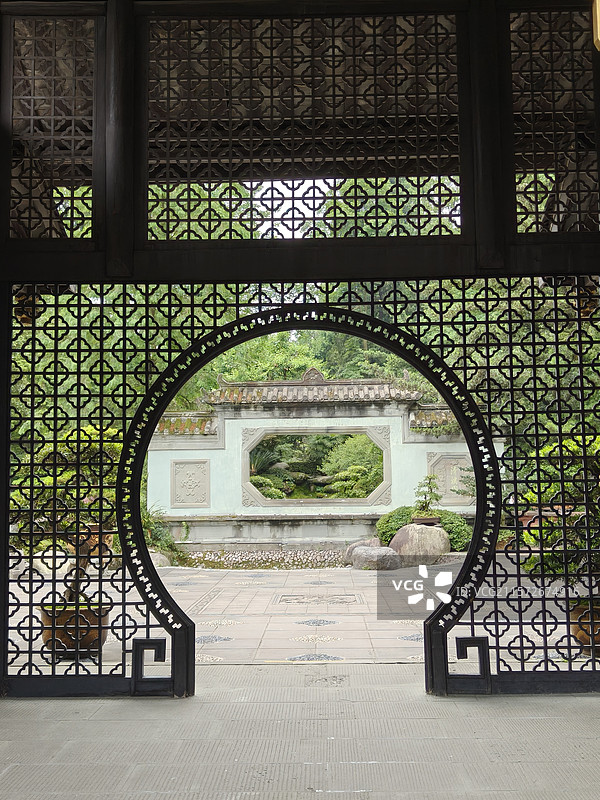 都江堰离堆公园清溪园图片素材