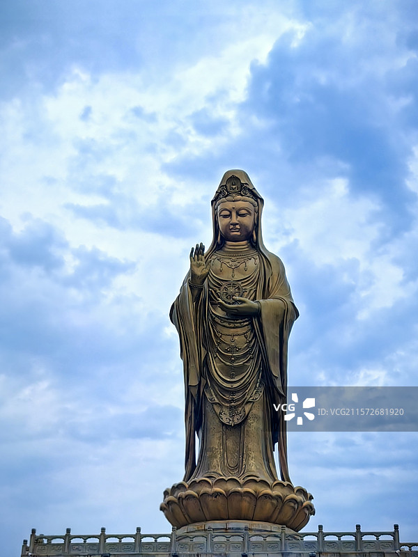 普陀山南海观音图片素材