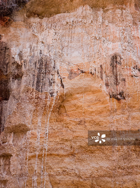 云南省曲靖市陆良县彩色沙林图片素材