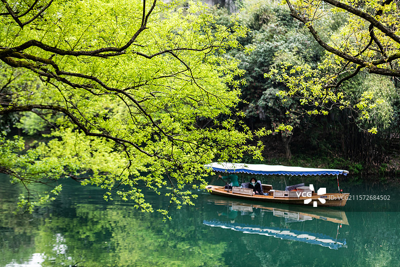 杭州乌龟潭春色图片素材