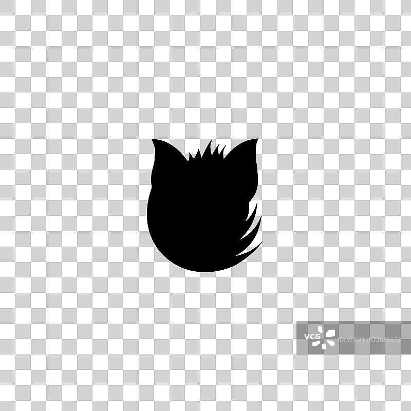 猫 - 极简和扁平化的标志图片素材