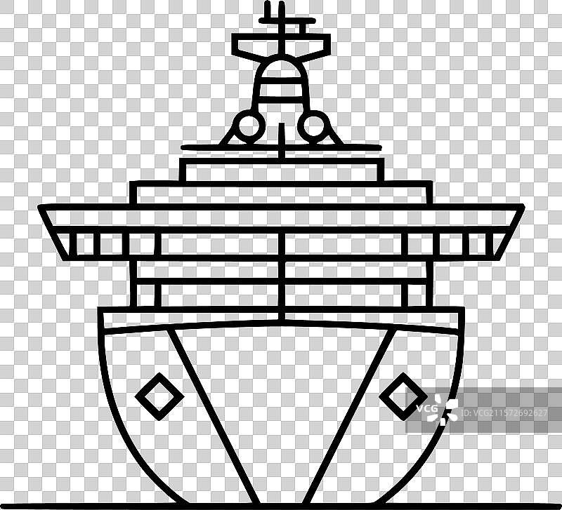 邮轮图标图片素材