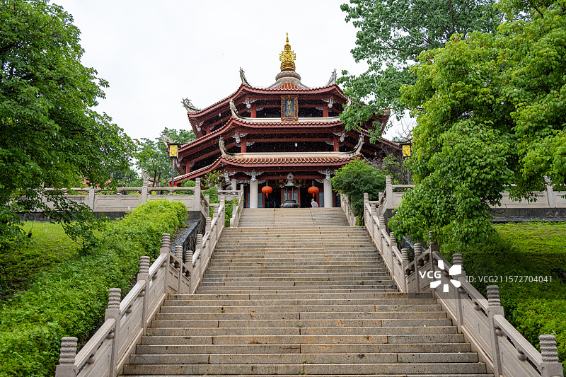 泉州少林寺 南少林 寺庙建筑 雨天的寺庙图片素材