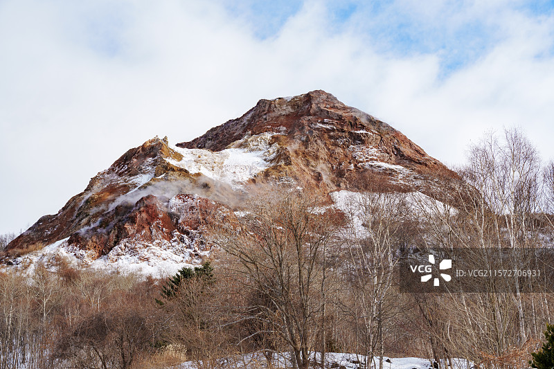 北海道洞爷湖有珠山图片素材