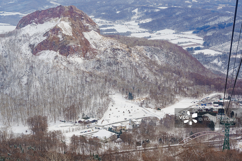 北海道洞爷湖有珠山图片素材