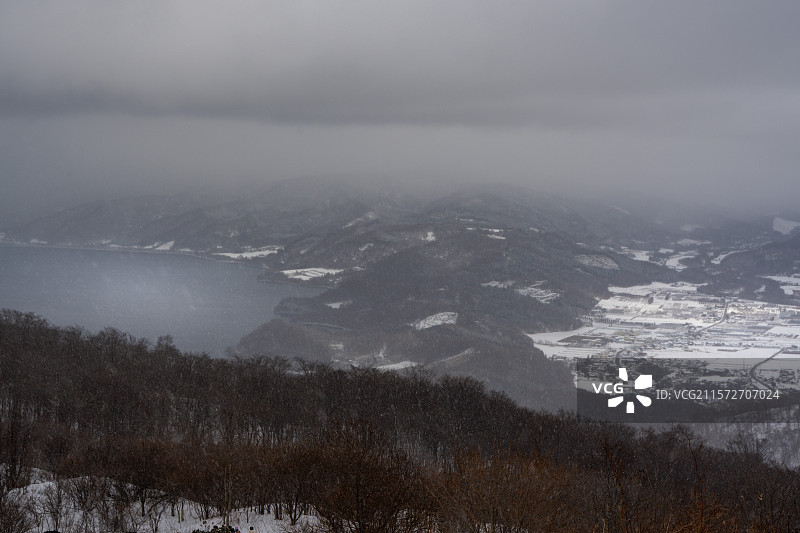 北海道洞爷湖有珠山图片素材