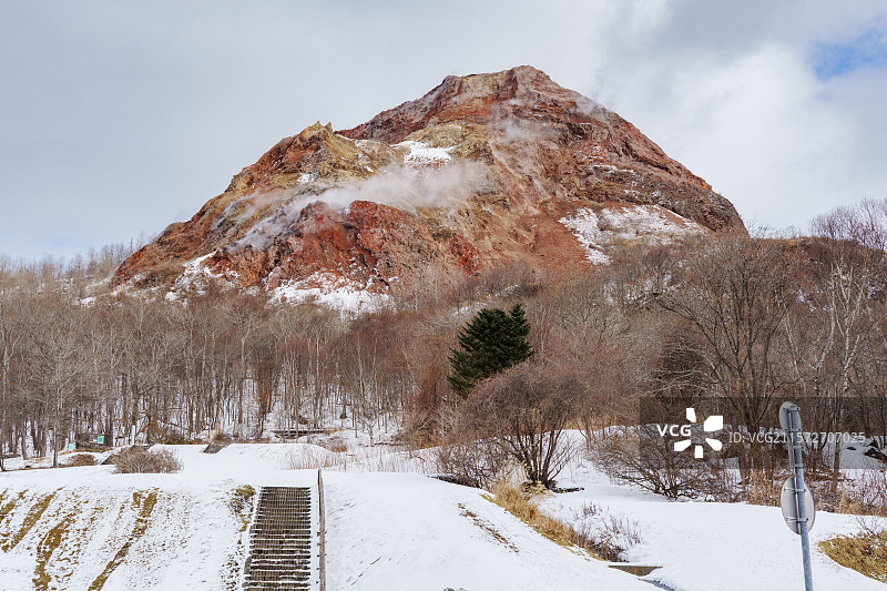 北海道洞爷湖有珠山图片素材
