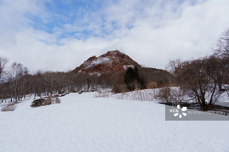 北海道洞爷湖有珠山图片素材