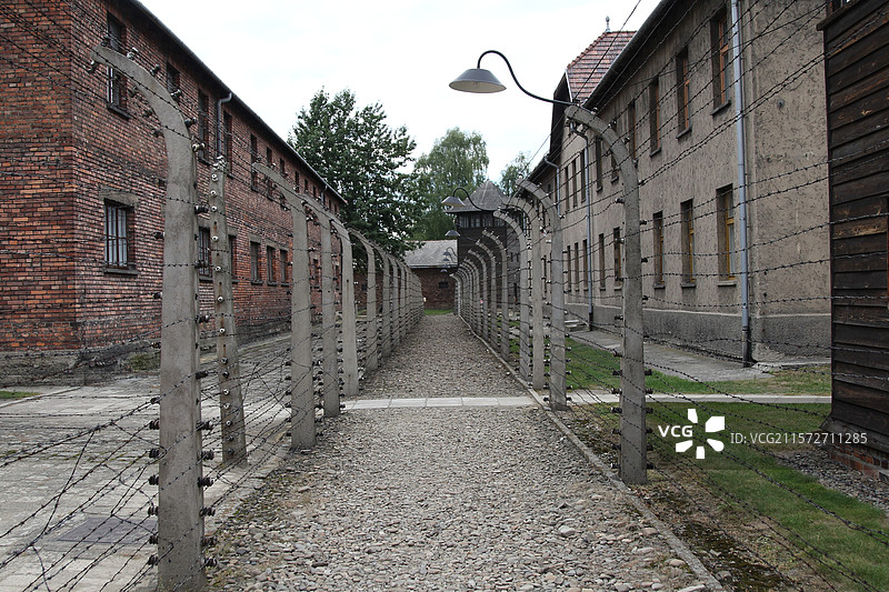 波兰奥斯维辛集中营图片素材