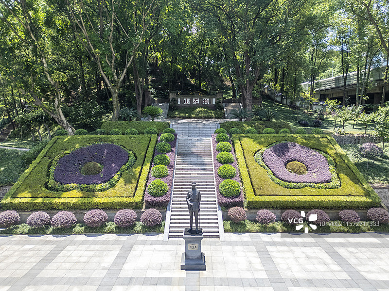 重庆北碚张自忠将军烈士陵园图片素材