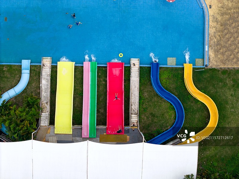 航拍视角下的海泉湾度假区图片素材