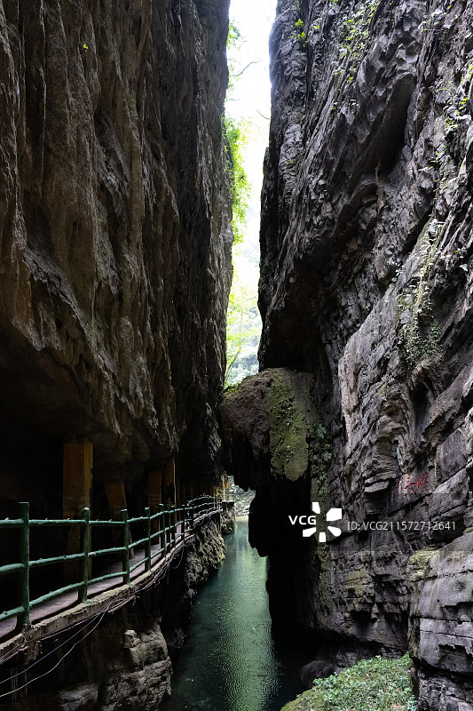 重庆北碚金刀峡风光图片素材