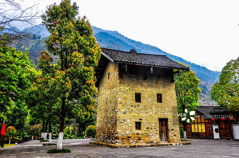 安顺场红军强渡大渡河纪念地图片素材