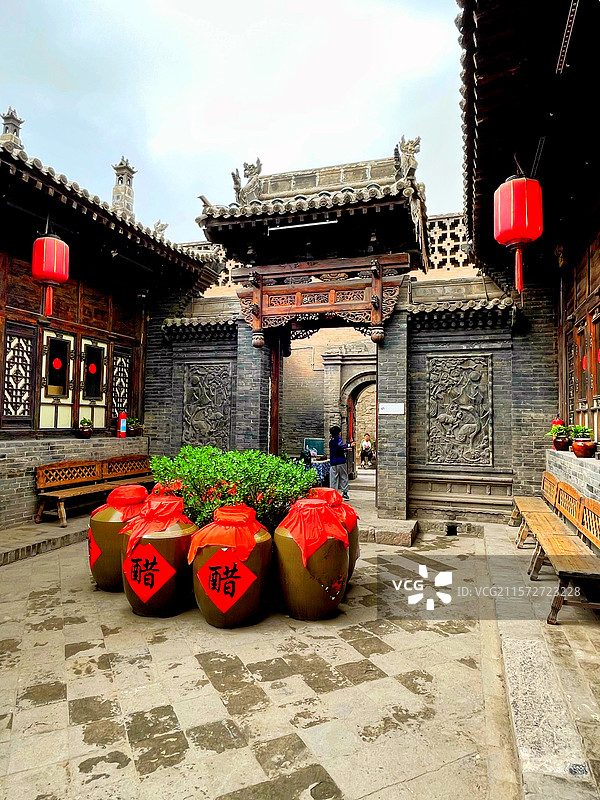 平遥古城的造醋作坊图片素材