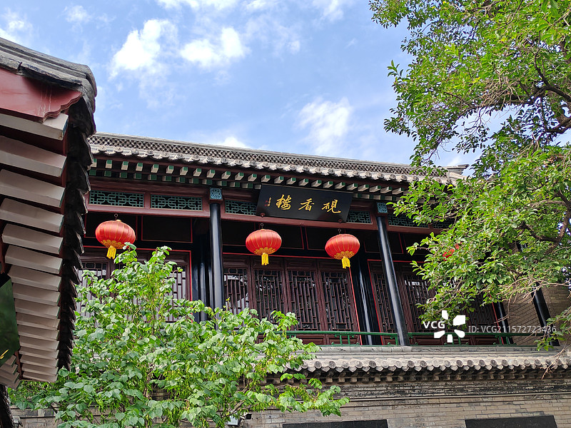 潍坊十笏园博物馆 砚春楼（86版西游记取景地）图片素材
