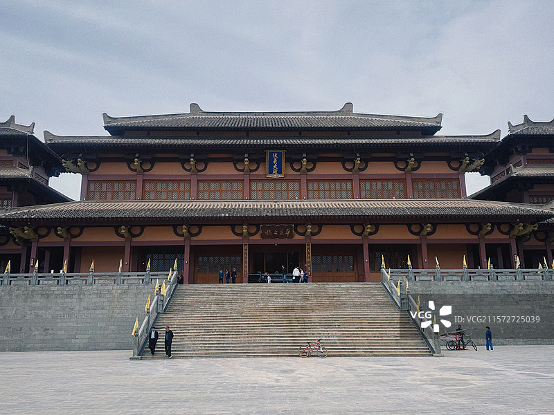 静宁县成纪文化城伏羲殿图片素材