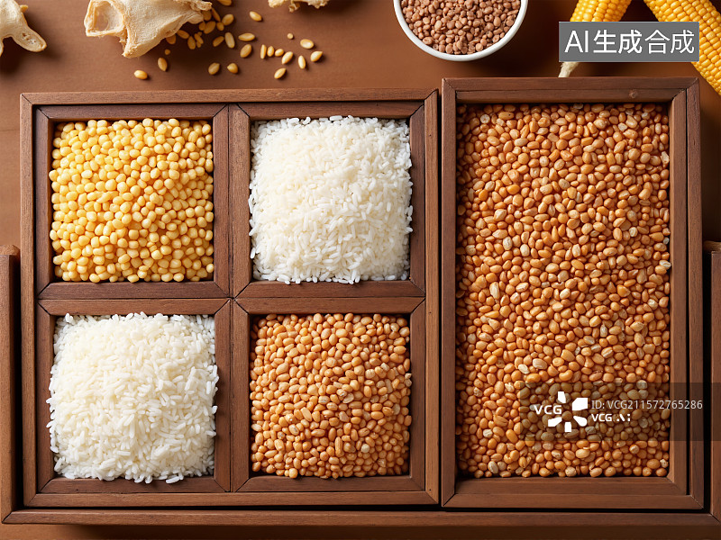【AI数字艺术】五谷丰登图片素材
