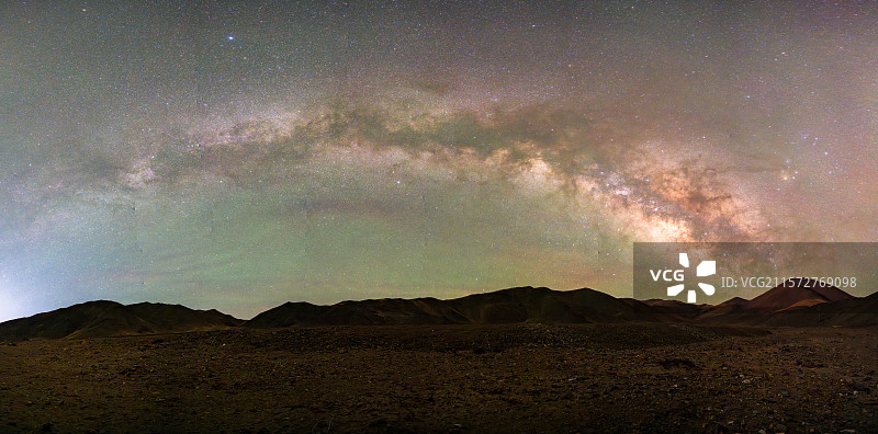 西藏阿里银河拱桥图片素材