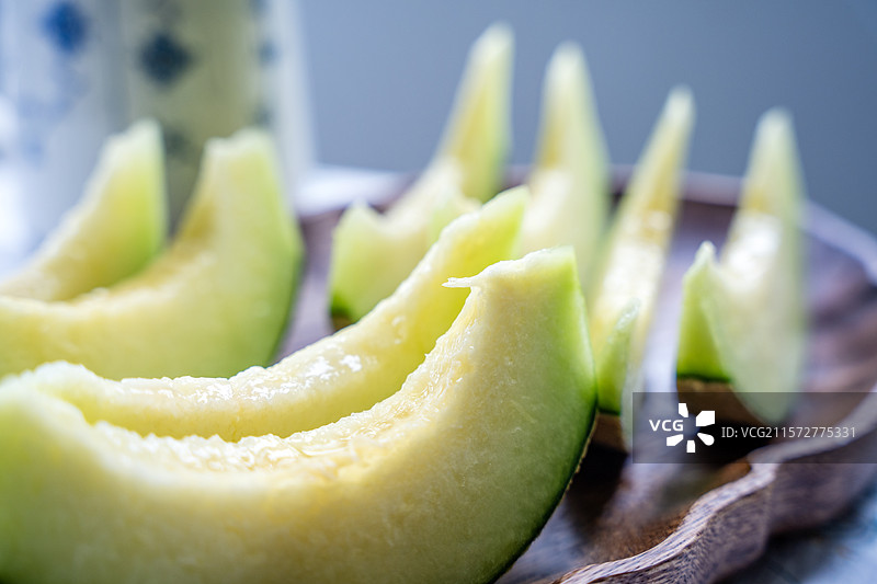 鲜切哈密瓜图片素材