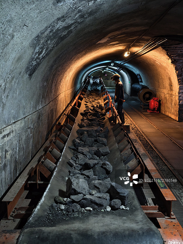 唐山开滦国家矿山公园-井下探秘游图片素材