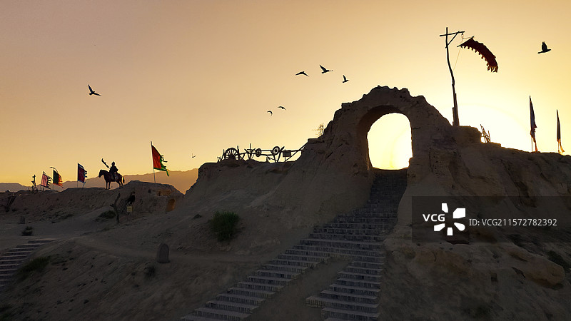 镇北堡西部影城图片素材