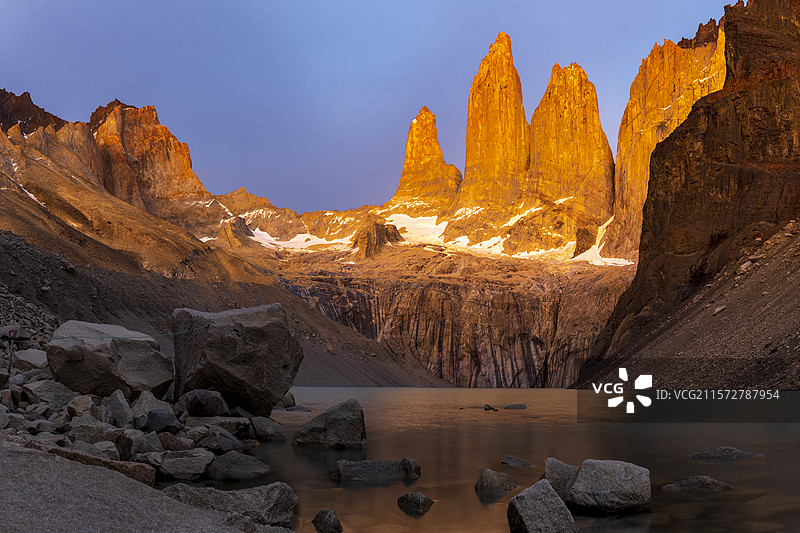 百内国家公园风光图片素材