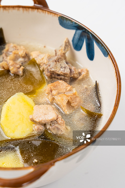 海带排骨汤图片素材