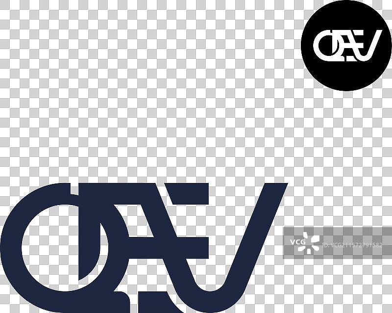 qev 字母标志单字母设计图片素材