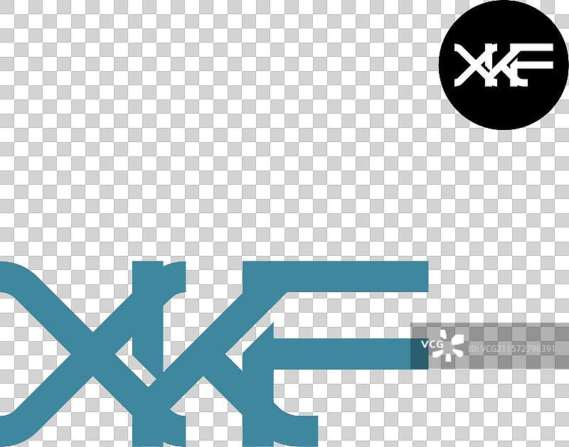 xkf 字母标志单字母设计图片素材