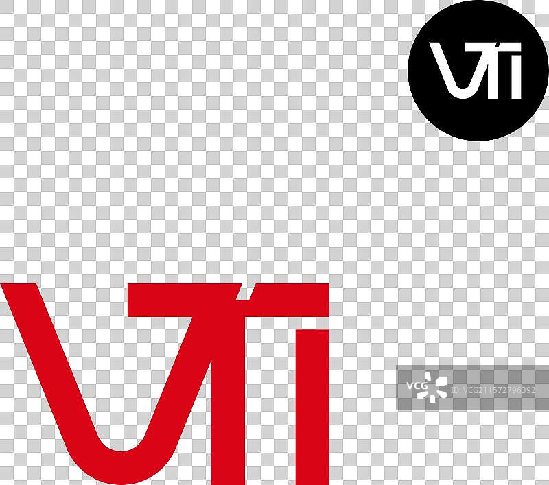 VTI字母标志单字母设计图片素材