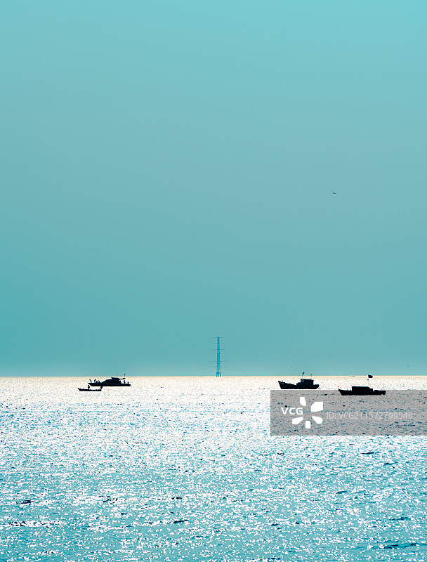 威海景点日落湾图片素材