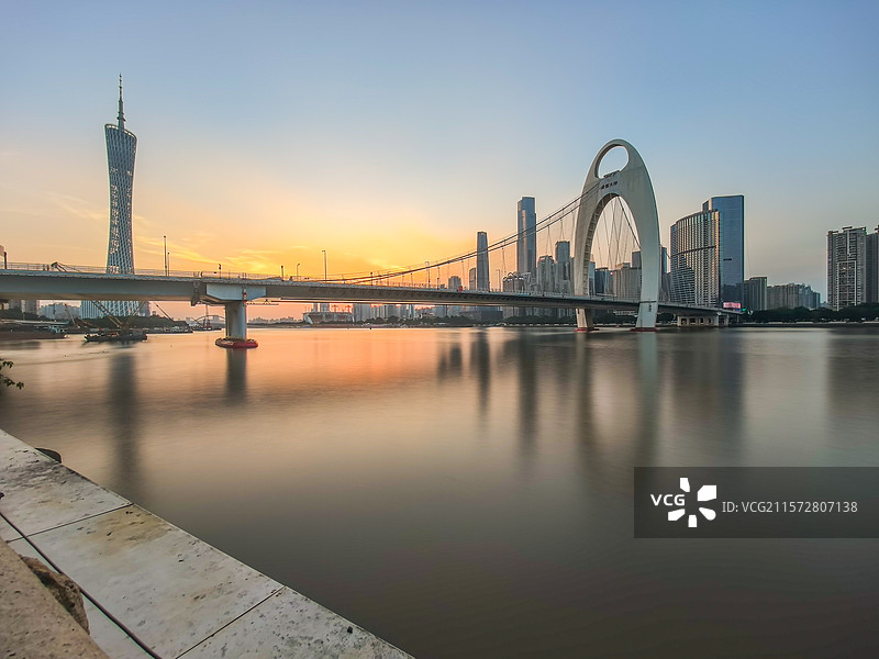 广州CBD珠江两岸图片素材