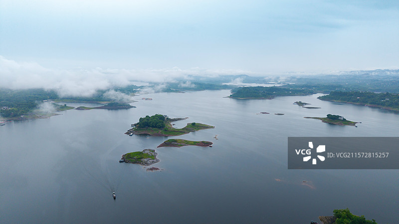 重庆长寿湖风光图片素材