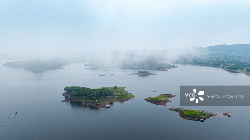重庆长寿湖风光图片素材
