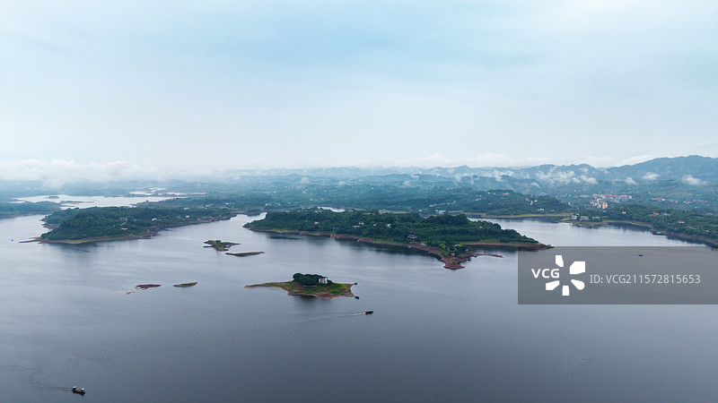 重庆长寿湖风光图片素材