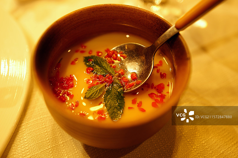 中式甜品 杏仁露图片素材