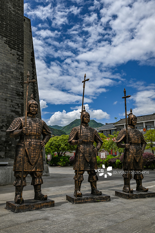 中国四川省绵阳市平武县蜀汉江油关景区各种图片图片素材