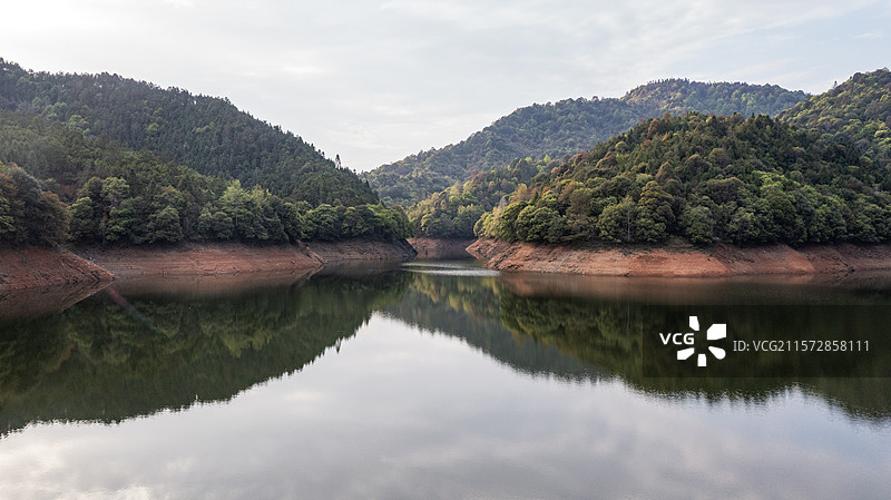 三明市建宁县兰陂水库风光图片素材