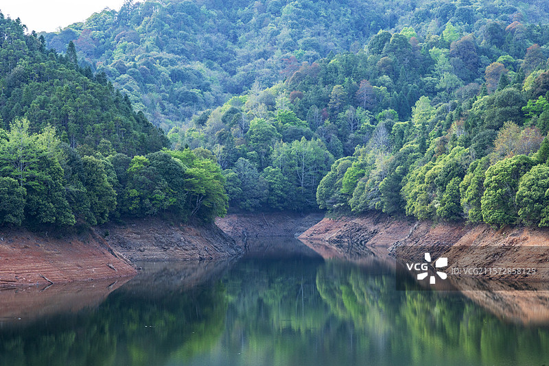 三明市建宁县兰陂水库风光图片素材
