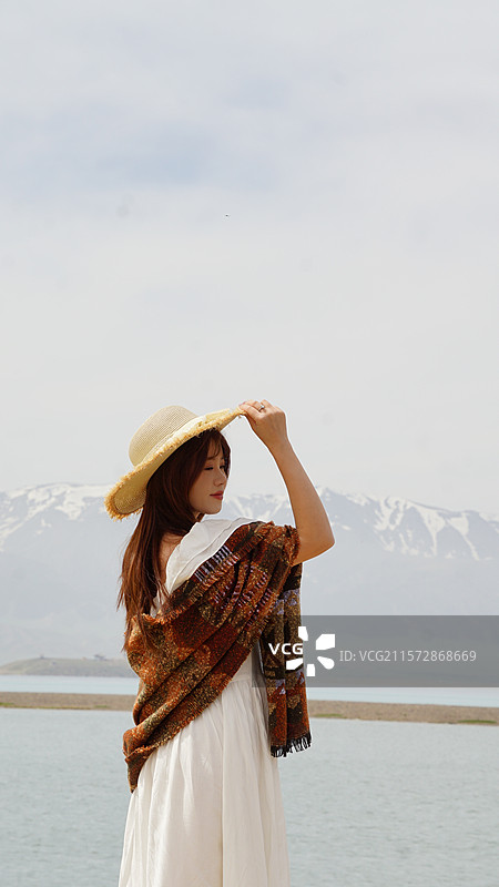 新疆伊犁赛里木湖图片素材