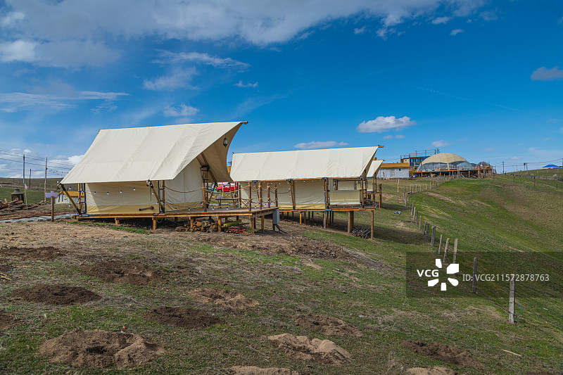 星空营地 玻璃阳光房  乌鲁木齐县南山图片素材