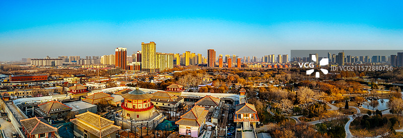 邯郸 丛台区 中华北大街 丛台公园 城市图片素材