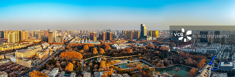 邯郸 丛台区 中华北大街 丛台公园 城市图片素材