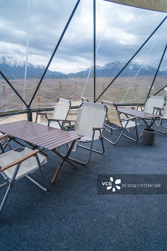 星空营地 玻璃阳光房  乌鲁木齐县南山图片素材