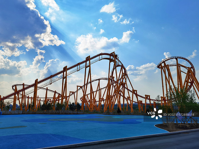 长影世纪城云霄飞龙图片素材