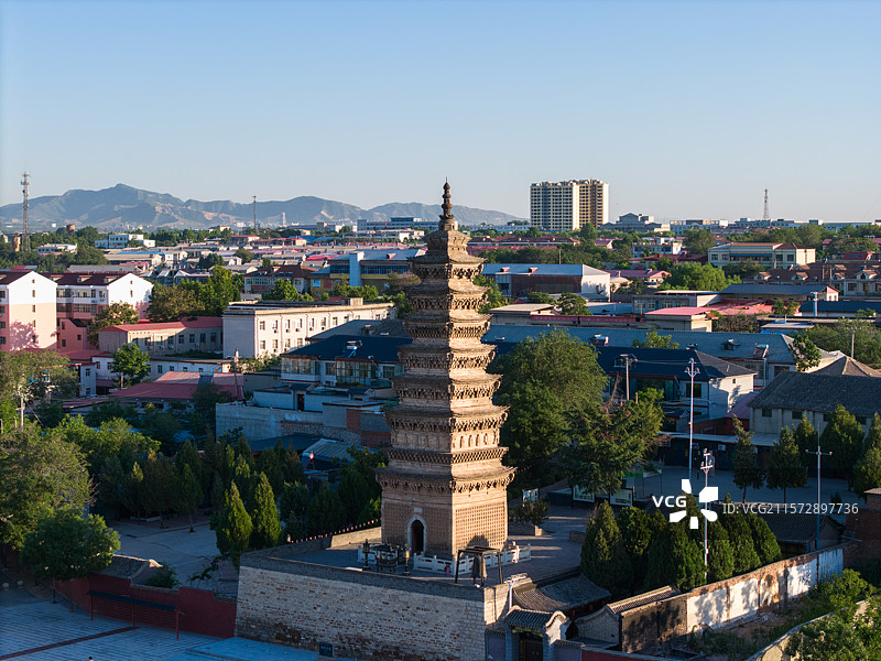 河北临城普利寺塔图片素材